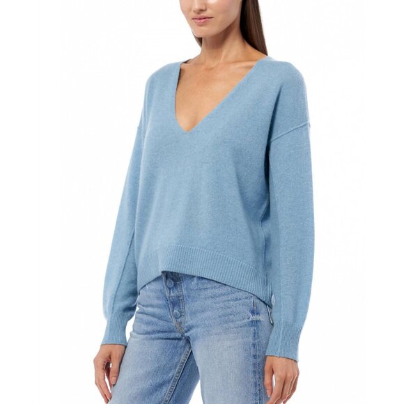 100% Cashmere Relaxed Fit Oversized Knit Sweater Quiet Luxury Understated Luxe - Picture 10 of 10